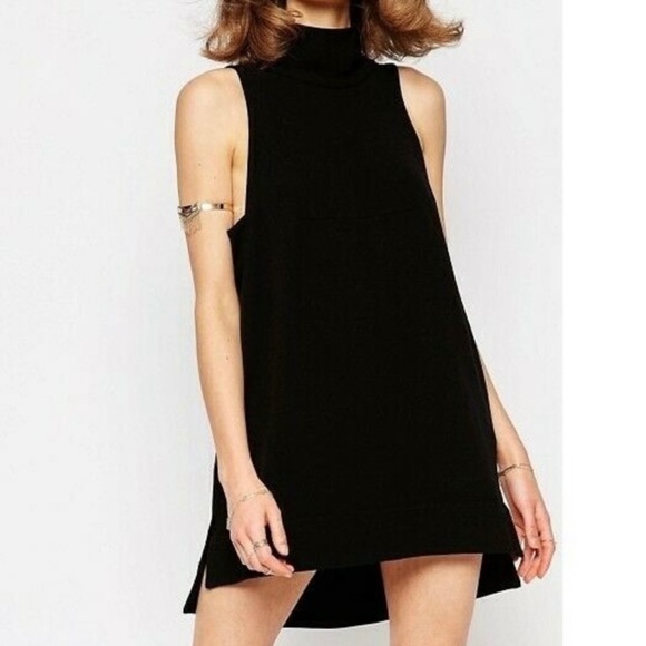 Free People Dresses & Skirts - SOLD-Free People Sleeveless High Neck Tunic Dress